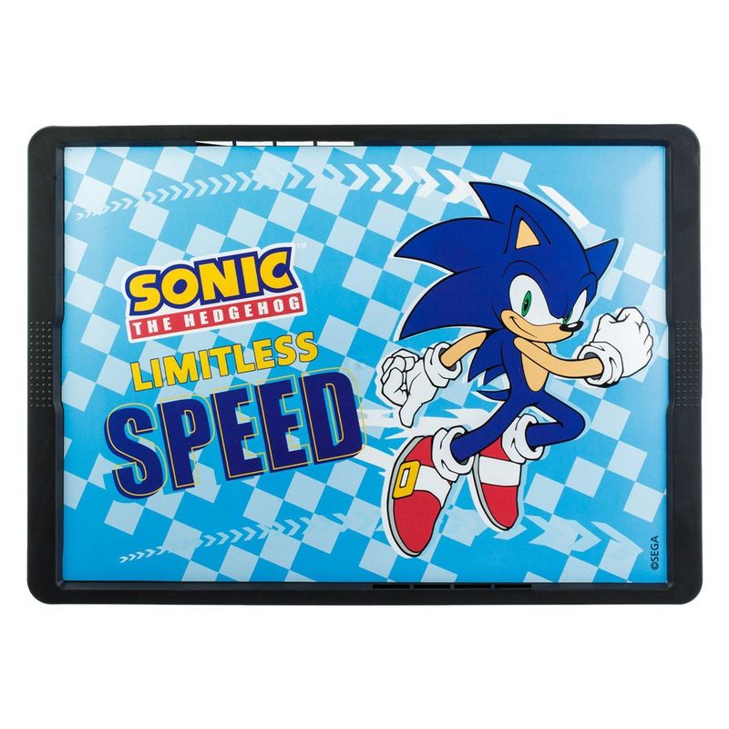 Casa si Gradina - Mobilier - Organizare si depozitare - Cutii depozitare - Cutie depozitare jucarii, sonic, capac si roti, albastru, dimensiuni 52.5 x 37 x 31cm, capacitate 50l - Infinity.ro
