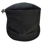 Fashion, accesorii si bijuterii - Barbati - Accesorii barbati - Esarfe si fulare barbati - Fular sport, model circular, negru, material fleece, dimensiune 30x 25cm - Infinity.ro