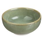 Casa si Gradina - Bucatarie si vesela - Vesela si tacamuri - Farfurii si boluri - Bol ceramic rotund, capacitate 90ml, verde lime, potrivit pentru sos si dip, fabricat manual - Infinity.ro