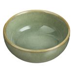 Casa si Gradina - Bucatarie si vesela - Vesela si tacamuri - Farfurii si boluri - Bol ceramic rotund, capacitate 90ml, verde lime, potrivit pentru sos si dip, fabricat manual - Infinity.ro