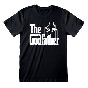 Tricou cu Maneca Scurta The Godfather Logo Negru Unisex