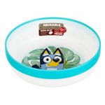 Casa si Gradina - Bucatarie si vesela - Vesela si tacamuri - Farfurii si boluri - Bol copii, bluey, 15cm, bleu, plastic, baza antiderapanta - Infinity.ro
