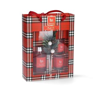 Set Cadou Magic Lights Fructe Rosii 4 Piese