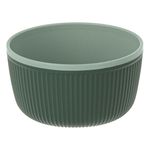 Casa si Gradina - Bucatarie si vesela - Vesela si tacamuri - Farfurii si boluri - Bol plastic, verde menta, dungi, capacitate 0,52l - Infinity.ro