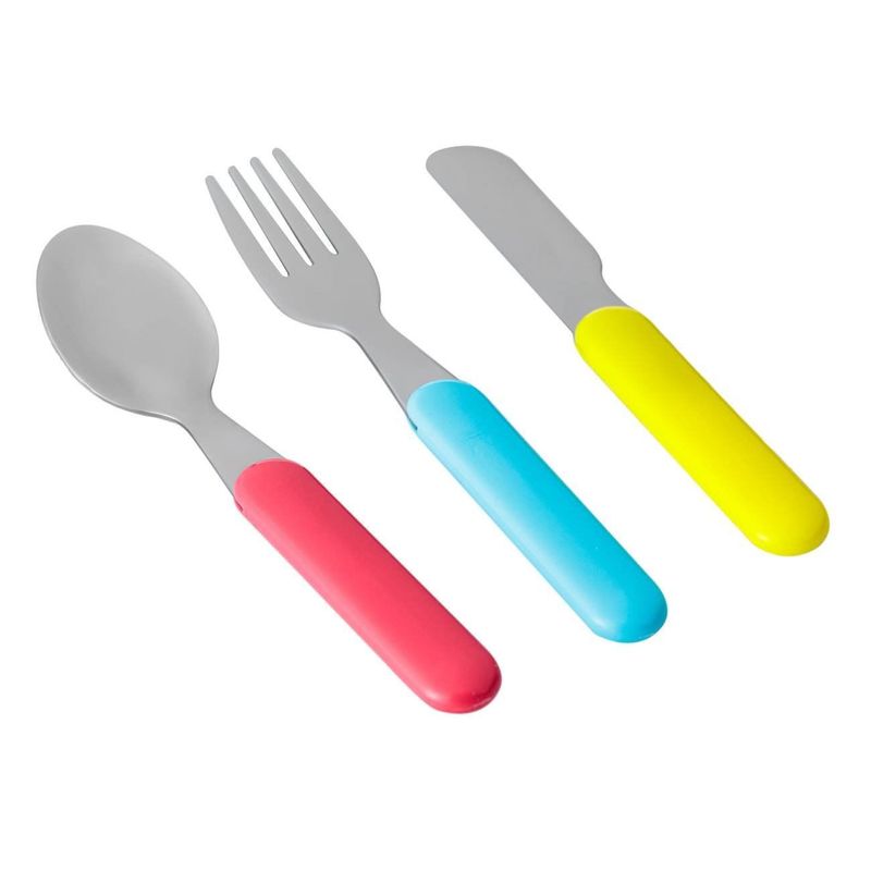 Casa si Gradina - Bucatarie si vesela - Vesela si tacamuri - Tacamuri si seturi - Set tacamuri, honey baby, lingura furculita si cutit, otel inoxidabil, multicolor, 3 bucati - Infinity.ro