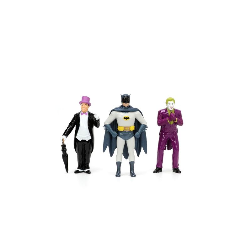 Jucarii, Copii si Bebe - Jucarii si jocuri - Vehicule si jucarii cu telecomanda - Masinute - Masina Batman Batmóvil 1966 Classic 19 cm - Infinity.ro
