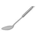 Casa si Gradina - Bucatarie si vesela - Ustensile bucatarie - Polonice, linguri si clesti de bucatarie - Lingura servit inox, 33cm, inel suspendare, potrivita masina spalat vase - Infinity.ro