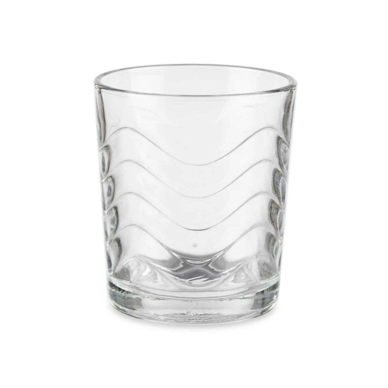 Casa si Gradina - Bucatarie si vesela - Cani si pahare - Pahare - Set de pahare Unde Transparent Sticla 265 ml (8 Unitati) - Infinity.ro