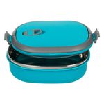 Casa si Gradina - Bucatarie si vesela - Organizare si depozitare bucatarie - Cutii alimentare - Caserola termica, 700ml, izotermica, turcoaz - Infinity.ro