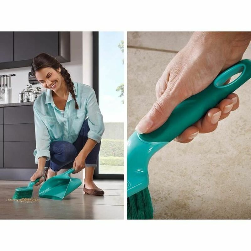 Market - Curatenie si intretinere casa - Produse menaj - Accesorii curatenie - Broom and dustpan set Leifheit 41410 2 Piese - Infinity.ro