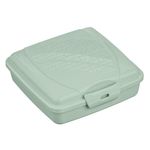 Casa si Gradina - Bucatarie si vesela - Organizare si depozitare bucatarie - Cutii alimentare - Caserola sandwich, model toast, culoare verde menta,  0,55l, potrivita pentru cuptor microunde,  13 x 13 x 5cm - Infinity.ro