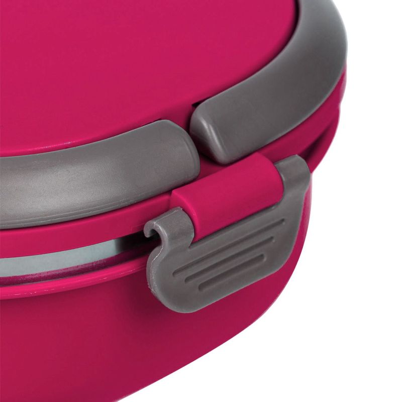 Casa si Gradina - Bucatarie si vesela - Organizare si depozitare bucatarie - Cutii alimentare - Caserola termica alimente, toast-izotermice, fucsia, capacitate 0,7 l, otel inoxidabil, dimensiuni 20x 15 x 8 cm - Infinity.ro