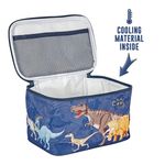 Sport si Outdoor - Camping - Bucatarie de camping - Cutii si genti frigorifice - Geanta termica pentru pranz, Perletti, 15x15x23 cm, model Dinozauri, colectia Cool Kids - Infinity.ro