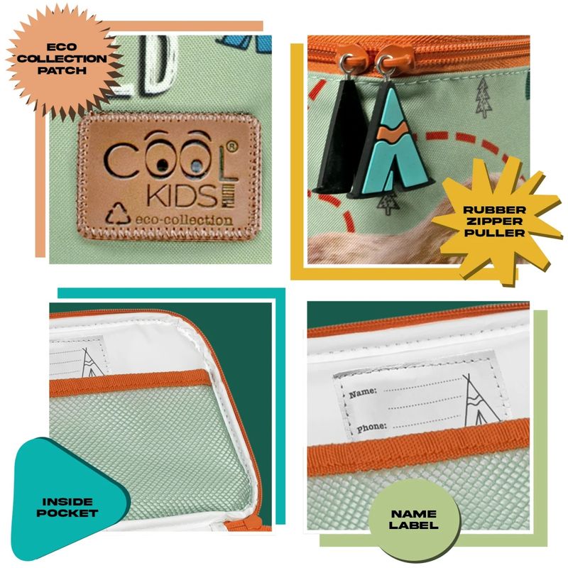 Sport si Outdoor - Camping - Bucatarie de camping - Cutii si genti frigorifice - Geanta termica pentru pranz, Perletti, 15x15x23 cm, model Urs, colectia Cool Kids - Infinity.ro