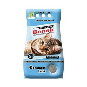 Nisip pentru pisici Super Benek Compact Natural 5 L