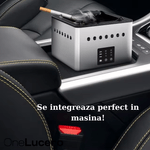 Casa si Gradina - Decoratiuni - Obiecte decorative - Scrumiere - Scrumiera Electrica Inteligenta, Filtru Hepa cu Ioni Negativi si Carbon Activ, 3 Viteze , Setare Timp - Infinity.ro