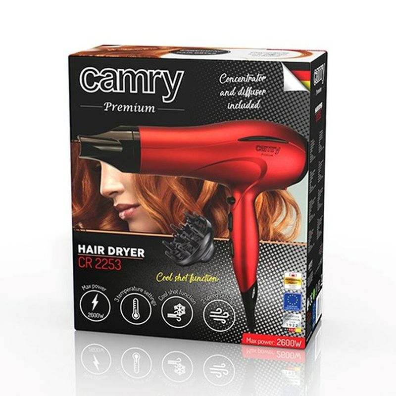 Ingrijire personala si Cosmetice - Aparate & accesorii ingrijire personala - Hair styling - Uscatoare de par - Uscator de par CR 2253, 2400 W, difuzor - Infinity.ro