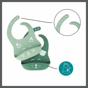 Bavetica Babymoov A007608 Verde Silicon (2 Unitati)