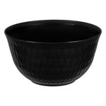 Casa si Gradina - Bucatarie si vesela - Vesela si tacamuri - Farfurii si boluri - Bol salata plastic, model diamond, culoare negru, capacitate 4,5l - Infinity.ro