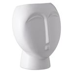 Casa si Gradina - Decoratiuni - Obiecte decorative - Vaze si boluri decorative - Vaza decorativa, model fata statuie, culoare alb, material ceramica, dimensiuni 17 x 13.7 x 21.6cm - Infinity.ro