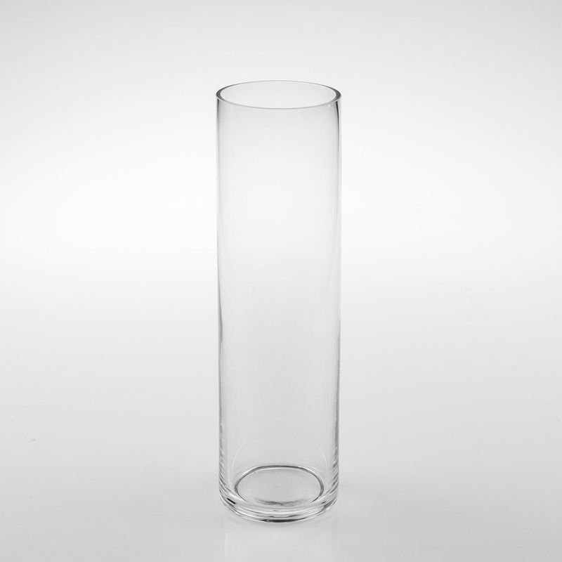Casa si Gradina - Decoratiuni - Obiecte decorative - Vaze si boluri decorative - Vaza sticla, 8 x 28cm, transparenta, forma cilindrica - Infinity.ro