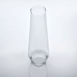 Casa si Gradina - Decoratiuni - Obiecte decorative - Vaze si boluri decorative - Vaza decorativa din sticla, conica, transparent, 15 x 50cm - Infinity.ro