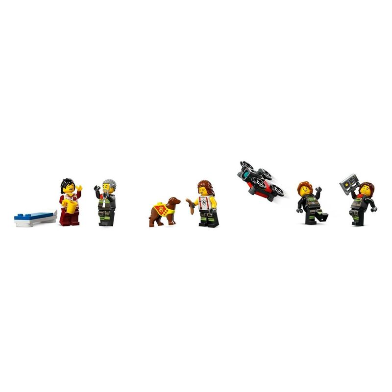 Jucarii, Copii si Bebe - Jucarii si jocuri - Figurine - Playset Lego 60414 Fire station with Fire engine - Infinity.ro