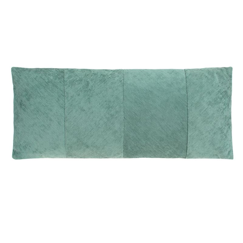 Casa si Gradina - Textile si covoare - Perne si pilote - Perne decorative - Perna decorativa chenille, model dungi reliefate, verde menta, 70x 30cm - Infinity.ro