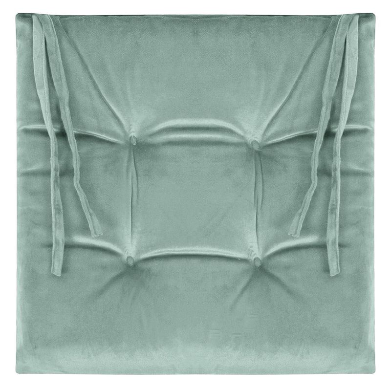 Casa si Gradina - Textile si covoare - Perne si pilote - Perne decorative - Perna scaun decorativa velvet, 40x 40cm, culoare verde menta - Infinity.ro