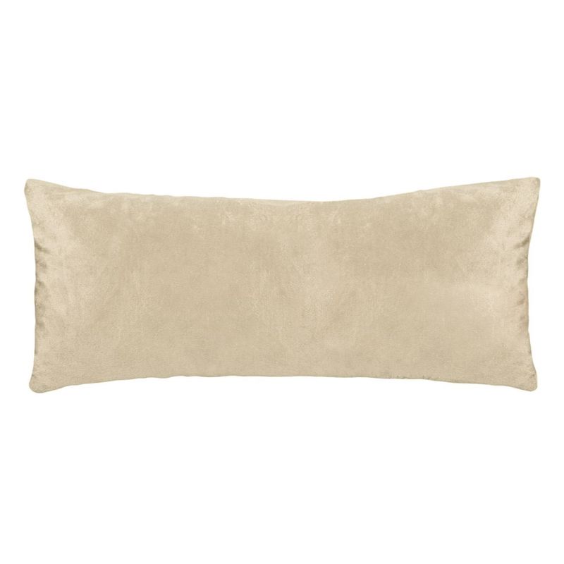 Casa si Gradina - Textile si covoare - Perne si pilote - Perne decorative - Perna decorativa, chenille, bej, dungi reliefate, 70x 30cm - Infinity.ro