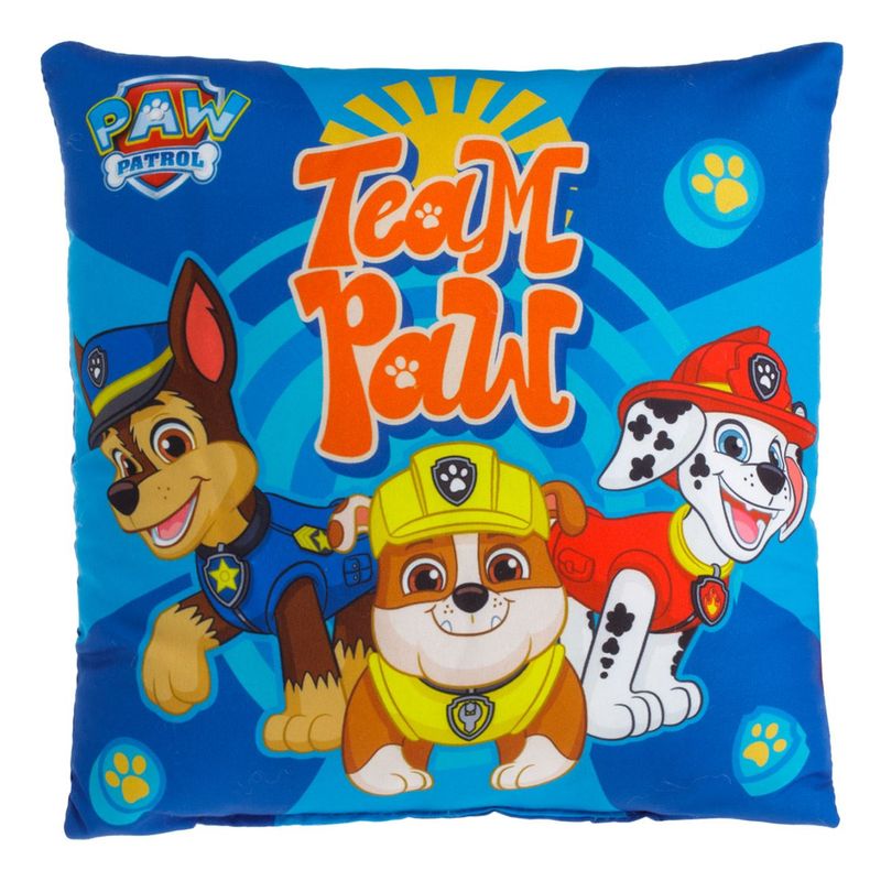 Casa si Gradina - Textile si covoare - Perne si pilote - Perne decorative - Perna decorativa paw patrol, albastra, 30x 30cm, poliester - Infinity.ro