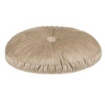 Casa si Gradina - Textile si covoare - Perne si pilote - Perne decorative - Perna decorativa, velvet, rotund, bej, diametru 38 cm, inaltime 10 cm - Infinity.ro