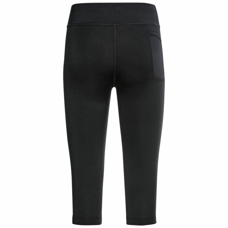 Fashion, accesorii si bijuterii - Femei - Lenjerie si pijamale femei - Costume de baie femei - Pantalon Trei Sferturi Sport pentru Dama Odlo 3/4 Essential Negru,  XS - Infinity.ro