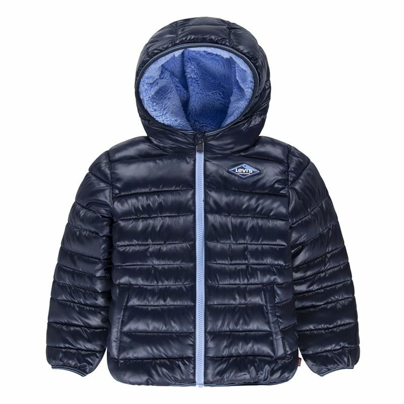 Fashion, accesorii si bijuterii - Copii - Imbracaminte copii - Jachete si geci copii - Vesta Infantil Levi's Lined Mdwt Puffer J Dress Albastru inchis - Infinity.ro