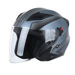Auto si Moto - Moto - Echipamente protectie moto - Casti moto - Casca de protectie moto scuter HECHT 52627, material ABS, design modern, marime M - Infinity.ro