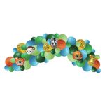 Casa si Gradina - Decoratiuni - Decoratiuni petrecere - Baloane - Set baloane decorative, jungle, 60 bucati, multicolor - Infinity.ro