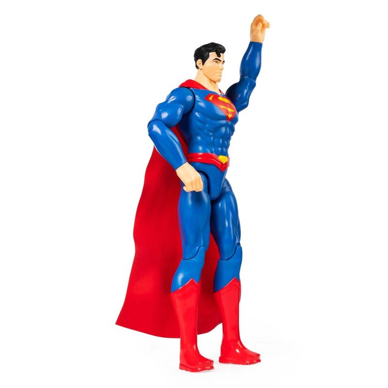 Jucarii, Copii si Bebe - Jucarii si jocuri - Figurine - Figura de actiune superman, spin master, 30 cm, 11 articulatii, capa textila, albastru-rosu - Infinity.ro