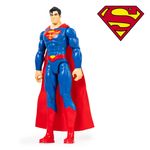 Jucarii, Copii si Bebe - Jucarii si jocuri - Figurine - Figura de actiune superman, spin master, 30 cm, 11 articulatii, capa textila, albastru-rosu - Infinity.ro