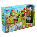 Jucarii, Copii si Bebe - Jucarii si jocuri - Figurine - Set caramizi zoo funny, 51 piese, multicolor, baterii incluse, 2+ ani - Infinity.ro