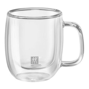 Set de 2 Cani de Cafea Zwilling 39500-110 Sticla borosilicata 80 ml Transparent 2 Piese (2 Unitati)