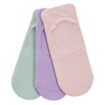 Fashion, accesorii si bijuterii - Femei - Lenjerie si pijamale femei - Sosete si ciorapi femei - Sosete dama, invizibile, set 3 perechi, multicolor - Infinity.ro