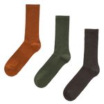 Fashion, accesorii si bijuterii - Barbati - Lenjerie si pijamale barbati - Sosete si ciorapi barbati - Sosete barbati, fancy, ribbed, set 3 perechi, multicolor, marime 41-46 - Infinity.ro