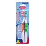 Ingrijire personala si Cosmetice - Igiena dentara - Periute de dinti clasice - Set periute de dinti, elegant, 2 bucati, cu husa, multicolor - Infinity.ro