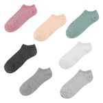 Fashion, accesorii si bijuterii - Femei - Lenjerie si pijamale femei - Sosete si ciorapi femei - Sosete femei, zoznia, model monocolor, multicolor, set 7 bucati - Infinity.ro