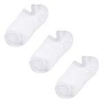 Fashion, accesorii si bijuterii - Femei - Lenjerie si pijamale femei - Sosete si ciorapi femei - Sosete sport femei, invizibile, set 3 perechi, culoare alba - Infinity.ro