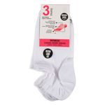 Fashion, accesorii si bijuterii - Femei - Lenjerie si pijamale femei - Sosete si ciorapi femei - Sosete sport femei, invizibile, set 3 perechi, culoare alba - Infinity.ro