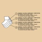 Fashion, accesorii si bijuterii - Femei - Lenjerie si pijamale femei - Sosete si ciorapi femei - Sosete femei, model scurt, set 4 perechi, multicolor - Infinity.ro