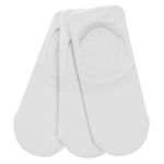 Fashion, accesorii si bijuterii - Femei - Lenjerie si pijamale femei - Sosete si ciorapi femei - Sosete invizibile femei, set 3 perechi, albe, plasa racoritoare, intaritura silicon, marime invizibila prin pantofi - Infinity.ro