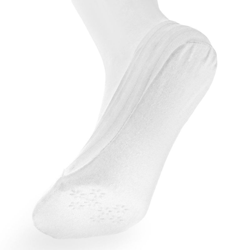 Fashion, accesorii si bijuterii - Femei - Lenjerie si pijamale femei - Sosete si ciorapi femei - Sosete femei, i love socks, balerini cu gel, alb, 1 pereche - Infinity.ro