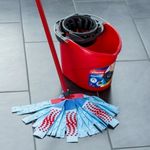 Market - Curatenie si intretinere casa - Produse menaj - Mopuri - Mop Vileda 3Action Velour XL Albastru Rosu - Infinity.ro
